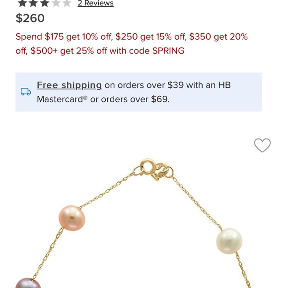 14 karat gold and pearl bracelet. - Picture 2 of 3